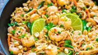 Healthy Shrimp Pad Thai Healthy Shrimp Pad Thai