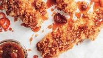 Oven-Baked Hot Honey Chicken Tenders Oven-Baked Hot Honey Chicken Tenders