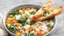 Chunky winter vegetable and chicken soup Chunky winter vegetable and chicken soup