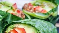 Raw Vegan Recipes - Collard Wraps Raw Vegan Recipes - Collard Wraps