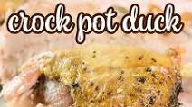 Crock Pot Duck Crock Pot Duck