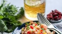 Quinoa Salad with Roasted Garlic Dressing Quinoa Salad with Roasted Garlic Dressing