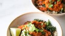 Shrimp Diablo Rice Bowls with Kale Shrimp Diablo Rice Bowls with Kale