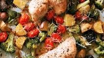 Garlic Chicken and Vegetable Sheet Pan Garlic Chicken and Vegetable Sheet Pan