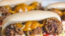 Bacon Cheeseburger Meatball Subs Bacon Cheeseburger Meatball Subs