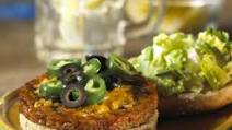Southwest Black Bean Burger Sandwich Southwest Black Bean Burger Sandwich