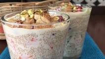 AMARANTH FRUITY PUDDING/ RAJGIRA KHEER AMARANTH FRUITY PUDDING/ RAJGIRA KHEER