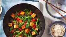 Stir fry with crispy tofu Stir fry with crispy tofu