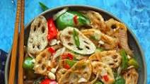 Crispy Lotus Stem Stir Fry Recipe Crispy Lotus Stem Stir Fry Recipe