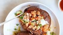 Stuffed Sweet Potatoes with Canned Chicken Stuffed Sweet Potatoes with Canned Chicken