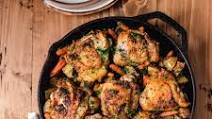 Cast-Iron Skillet Chicken and Vegetables Dinner Cast-Iron Skillet Chicken and Vegetables Dinner