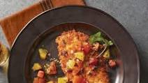 Breaded Chicken Cutlets with Orange Salsa Breaded Chicken Cutlets with Orange Salsa
