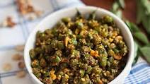 Maharashtrian Style Farasbi Chi Bhaji Recipe - Beans Cooked With Peanuts Maharashtrian Style Farasbi Chi Bhaji Recipe - Beans Cooked With Peanuts