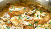 Chicken Breasts with Mushroom Cream Sauce Recipe Chicken Breasts with Mushroom Cream Sauce Recipe