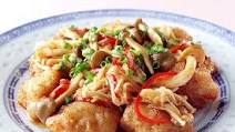 Sweet and Sour Shrimp and Lotus Root Balls Sweet and Sour Shrimp and Lotus Root Balls