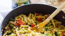 Quick and Easy Healthy Pasta with Pesto Recipe Quick and Easy Healthy Pasta with Pesto Recipe