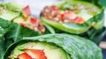 Raw Vegan Recipes - Collard Wraps Raw Vegan Recipes - Collard Wraps