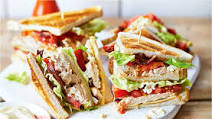 Classic chicken club sandwich Classic chicken club sandwich