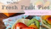 Mini Fresh Fruit Pies Mini Fresh Fruit Pies