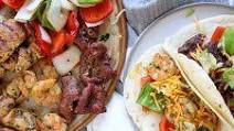 Grilled Steak, Shrimp, and Chicken Fajitas Grilled Steak, Shrimp, and Chicken Fajitas