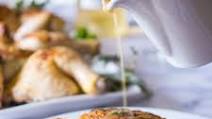 Roasted Butterflied Cornish Hens with White Wine Pan Sauce Roasted Butterflied Cornish Hens with White Wine Pan Sauce