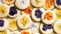 Edible Flower Cookies Edible Flower Cookies