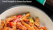 Tempeh Kecap - Fried Tempeh in Sweet Soy Sauce Tempeh Kecap - Fried Tempeh in Sweet Soy Sauce