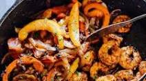 Skillet Shrimp Fajitas Skillet Shrimp Fajitas