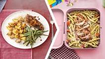 Balsamic Chicken Dinner with a Chicken Pesto Pasta for Lunch Balsamic Chicken Dinner with a Chicken Pesto Pasta for Lunch