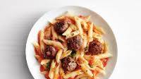 Penne with Vodka Sauce and Mini Meatballs Penne with Vodka Sauce and Mini Meatballs