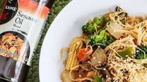 Sesame Vegetable Rice Noodles Sesame Vegetable Rice Noodles