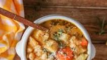 Chunky Vegetable Soup (With Roasted Root Veggies) Chunky Vegetable Soup (With Roasted Root Veggies)