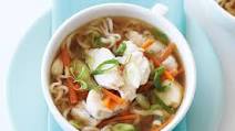 Fish and ramen noodle soup Fish and ramen noodle soup