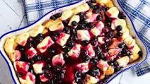 Blueberry Cream Cheese French Toast Casserole Blueberry Cream Cheese French Toast Casserole