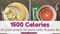 1500 calorie day with macros at 40/40/20 1500 calorie day with macros at 40/40/20