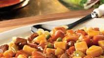 Beef with Country Vegetables Over Noodles Beef with Country Vegetables Over Noodles