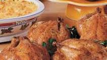 Herbed Cornish Hens Herbed Cornish Hens
