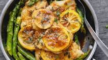 One-Pan Lemon Butter Chicken with Asparagus One-Pan Lemon Butter Chicken with Asparagus