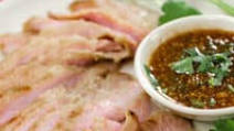 Thai BBQ Pork Jowl คอหมูย่าง นำ้จิ้มแจ่ว Thai BBQ Pork Jowl คอหมูย่าง นำ้จิ้มแจ่ว