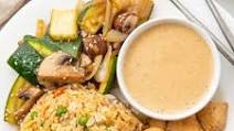 Hibachi Chicken with Fried Rice and Vegetables Hibachi Chicken with Fried Rice and Vegetables