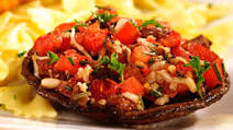 Baked Stuffed Portobello Mushrooms Baked Stuffed Portobello Mushrooms