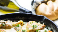 Chicken in White Wine Sauce Chicken in White Wine Sauce
