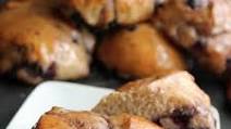 Blueberry Buns with Honey Glaze Blueberry Buns with Honey Glaze