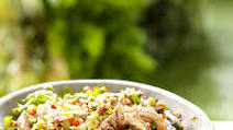 Brown Rice Salad with Grilled Chicken Brown Rice Salad with Grilled Chicken