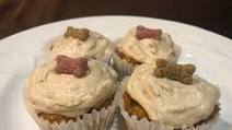 Pumpkin Peanut Butter Banana Pupcakes Pumpkin Peanut Butter Banana Pupcakes