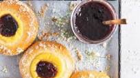 Custard Brioche Buns with Bonne Maman Mixed Berry Preserves and Vanilla Bean Streusel Custard Brioche Buns with Bonne Maman Mixed Berry Preserves and Vanilla Bean Streusel