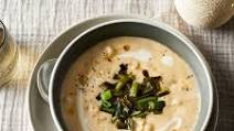 Cheesy Potato Soup With Peppered Scallions Cheesy Potato Soup With Peppered Scallions