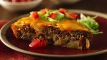 Upside-Down Hamburger Pie Upside-Down Hamburger Pie