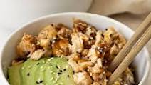 Teriyaki Salmon and Avocado Rice Bowls Teriyaki Salmon and Avocado Rice Bowls