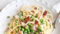 Pasta with Bacon and Peas Pasta with Bacon and Peas